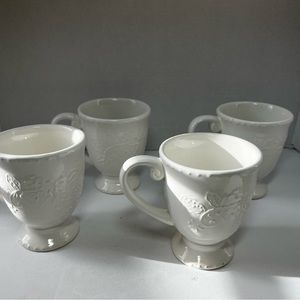 Pier 1 Lacey Mugs